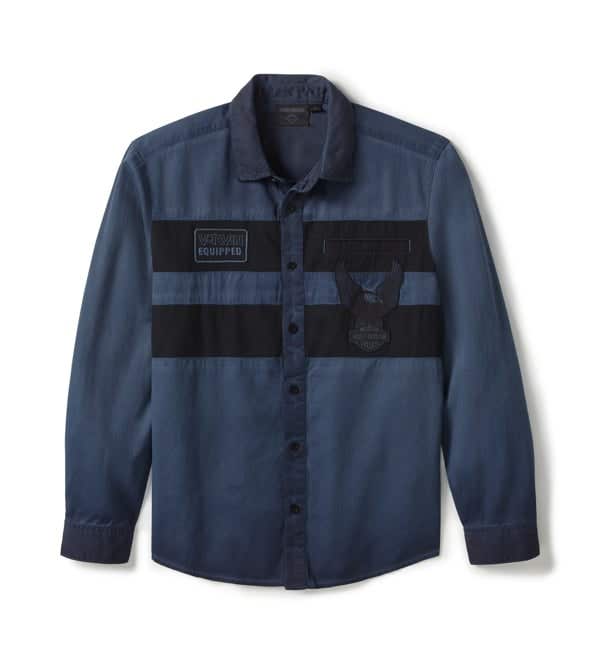 HARLEY-DAVIDSON MENS IRON BOND II LONG SLEEVE SHIRT