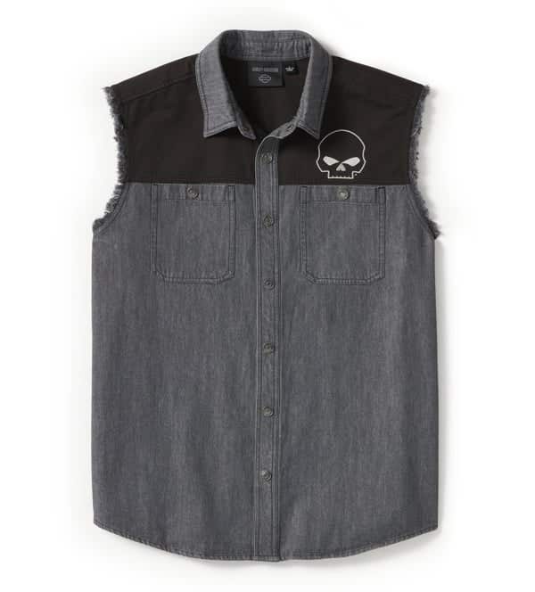 HARLEY-DAVIDSON MENS WILLIE G SKULL BLOWOUT