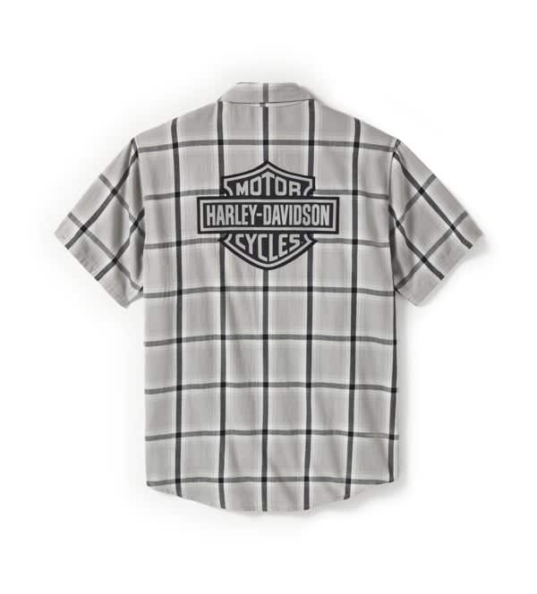 HARLEY-DAVIDSON MENS BAR & SHIELD STAPLE SHORT SLEEVE SHIRT