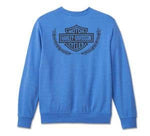 HARLEY-DAVIDSON MENS TROPHY BAR & SHIELD CREW NECK SWEATSHIRT