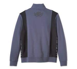 HARLEY-DAVIDSON MENS THE BAGGER 1/4 ZIP SWEATSHIRT