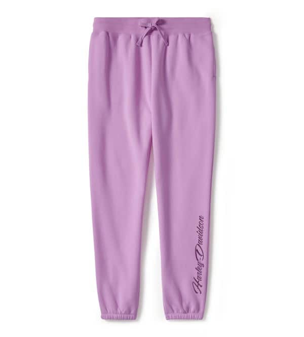 HARLEY-DAVIDSON WOMENS ESSENTIAL BLING FLEECE JOGGER