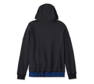 HARLEY-DAVIDSON MENS START YOUR ENGINES BAR & SHIELD HOODIE