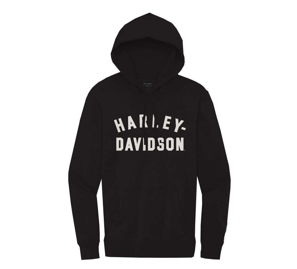 HARLEY-DAVIDSON WOMENS CUSTOM RACER FONT PULLOVER HOODIE
