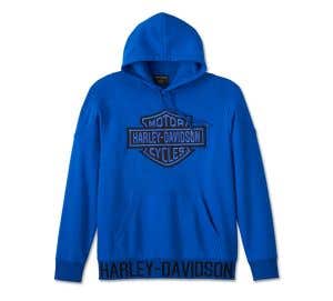 HARLEY-DAVIDSON MENS START YOUR ENGINES BAR & SHIELD HOODIE