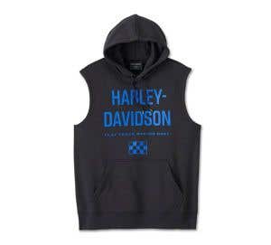 HARLEY-DAVIDSON MENS RACER BLOWOUT HOODIE