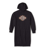 HARLEY-DAVIDSON WOMENS ESSENTIAL FLEECE FULL ZIP DUSTER