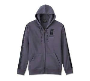 HARLEY-DAVIDSON MENS #1 RACER ZIP-UP HOODIE