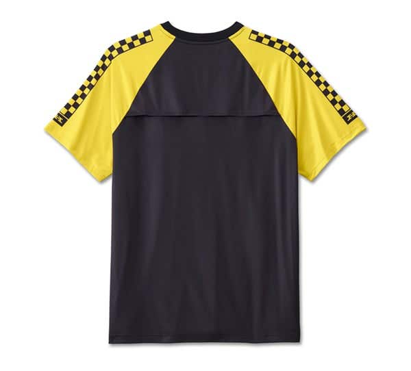 HARLEY-DAVIDSON MENS BAR & SHIELD RAGLAN SHORT SLEEVE TEE