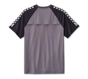 HARLEY-DAVIDSON MENS BAR & SHIELD RAGLAN SHORT SLEEVE TEE