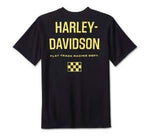 HARLEY-DAVIDSON MENS BAR & SHIELD RACING SHORT SLEEVE HENLEY
