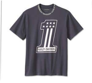 HARLEY-DAVIDSON MENS #1 RACING SHORT SLEEVE TEE