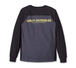 HARLEY-DAVIDSON MENS TROPHY BAR & SHIELD LONG SLEEVE HENLEY