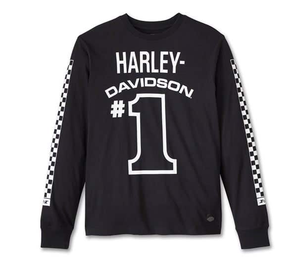 HARLEY-DAVIDSON #1 RACING LONG SLEEVE TEE
