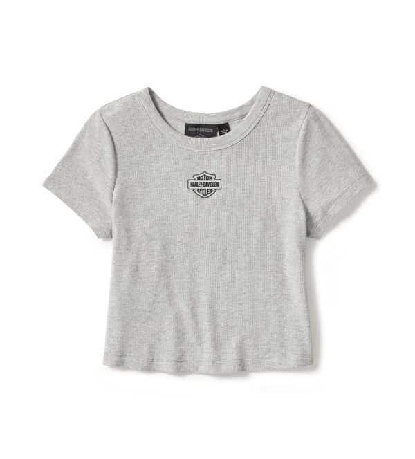 HARLEY-DAVIDSON WOMENS ESSENTIAL ARCHED FONT BABYDOLL TEE