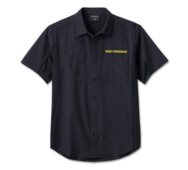 HARLEY-DAVIDSON MENS WICKED SHORT SLEEVED PERFORMANCE SHIRT