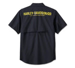 HARLEY-DAVIDSON MENS WICKED SHORT SLEEVED PERFORMANCE SHIRT