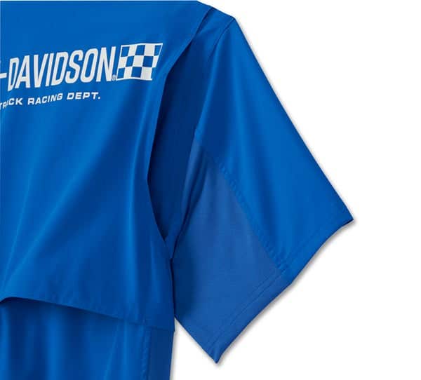 HARLEY-DAVIDSON MENS WICKED SHORT SLEEVED PERFORMANCE SHIRT