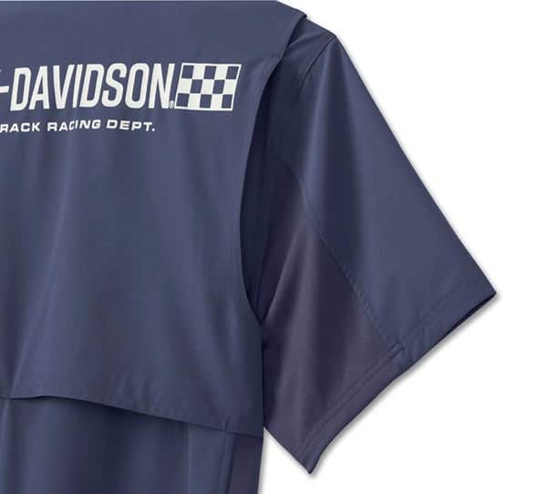 HARLEY-DAVIDSON MENS WICKED SHORT SLEEVED PERFORMANCE SHIRT