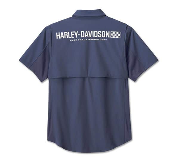 HARLEY-DAVIDSON MENS WICKED SHORT SLEEVED PERFORMANCE SHIRT