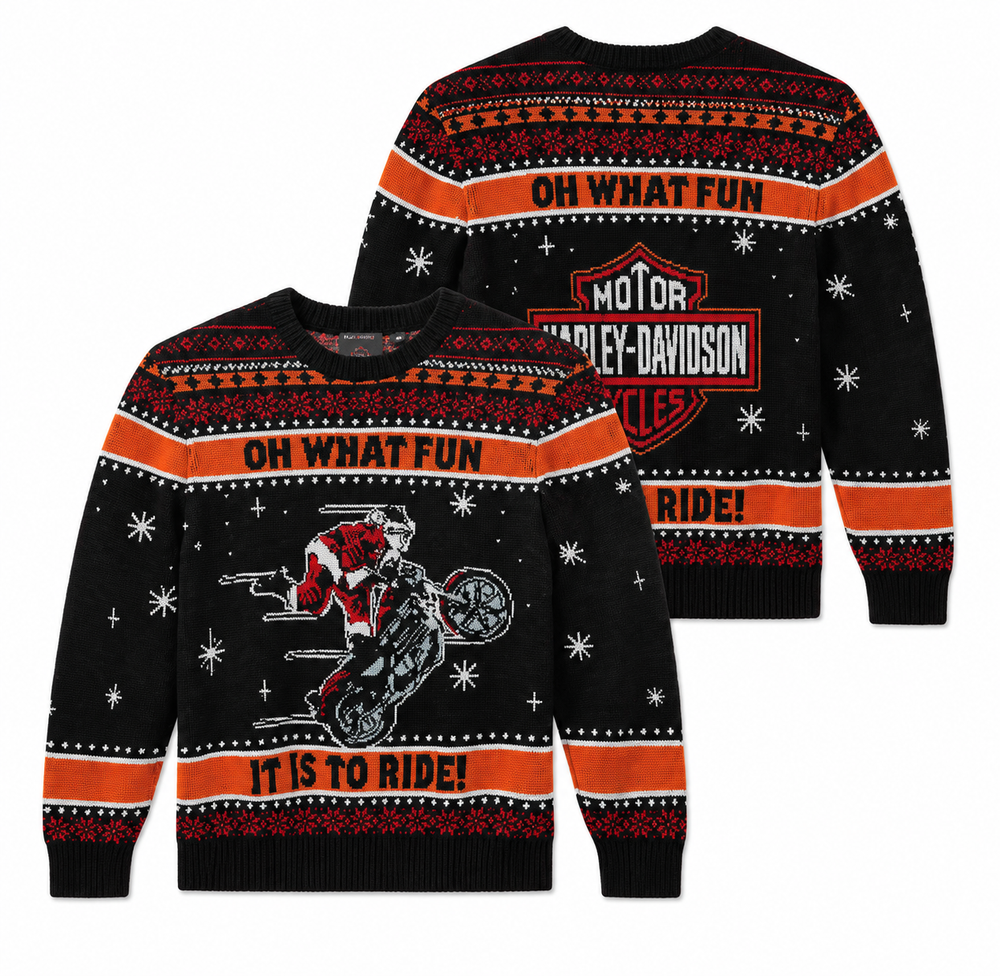 Harley-Davidson® Men's Oh What Fun It Is To Ride Christmas Sweater