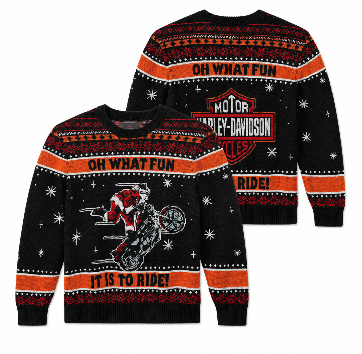 Harley-Davidson® Men's Oh What Fun It Is To Ride Christmas Sweater