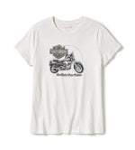 HARLEY-DAVIDSON WOMENS IRON PRIDE CREW NECK GRAPHIC TEE