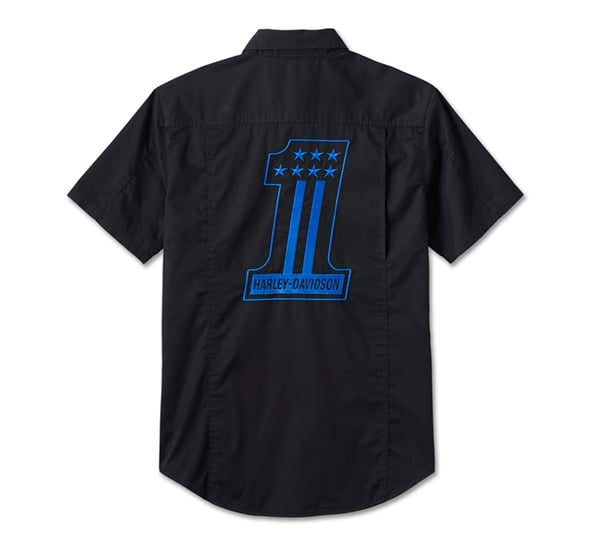 HARLEY-DAVIDSON #1 RACING PERFORMANCE SHORT SLEEVE SHIRT