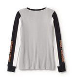 HARLEY-DAVIDSON WOMENS ESSENTIAL HENLEY