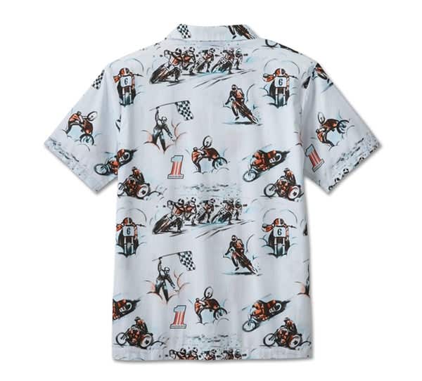 HARLEY-DAVIDSON TWISTY ALOHA PRINT SHIRT