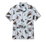 HARLEY-DAVIDSON MENS TWISTY ALOHA PRINT SHIRT