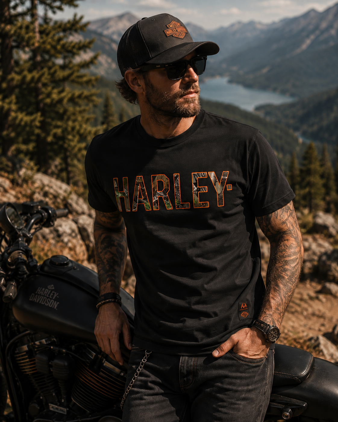 Realtree® X Harley-Davidson® Solid Tee