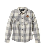 HARLEY-DAVIDSON WOMENS HERITAGE PLAID LONG SLEEVE SHIRT