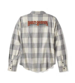 HARLEY-DAVIDSON WOMENS HERITAGE PLAID LONG SLEEVE SHIRT