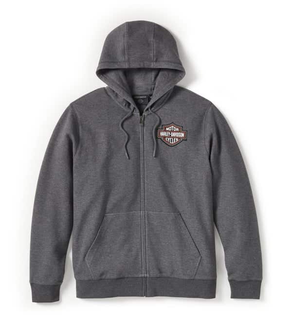 HARLEY-DAVIDSON MENS BAR & SHIELD BALACLAVA HOODIE