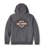 HARLEY-DAVIDSON MENS BAR & SHIELD BALACLAVA HOODIE