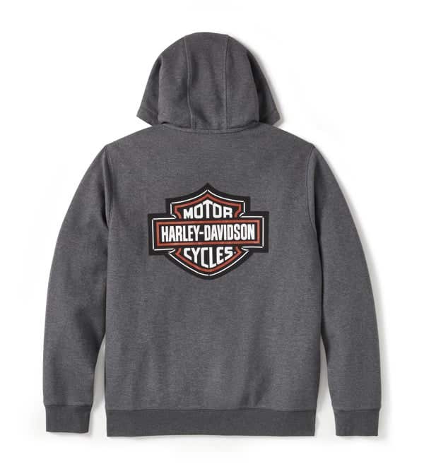 HARLEY-DAVIDSON MENS BAR & SHIELD BALACLAVA HOODIE