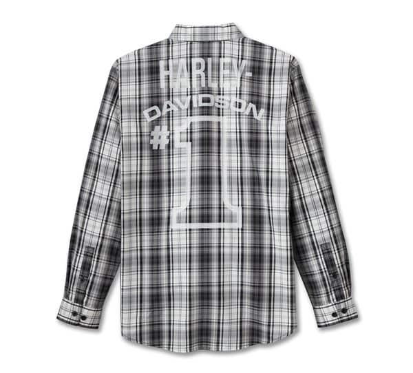 HARLEY-DAVIDSON MENS #1 RACING PERFORMANCE LONG SLEEVE SHIRT