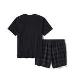 HARLEY-DAVIDSON MENS PLAID PAJAMA SHORTS SET