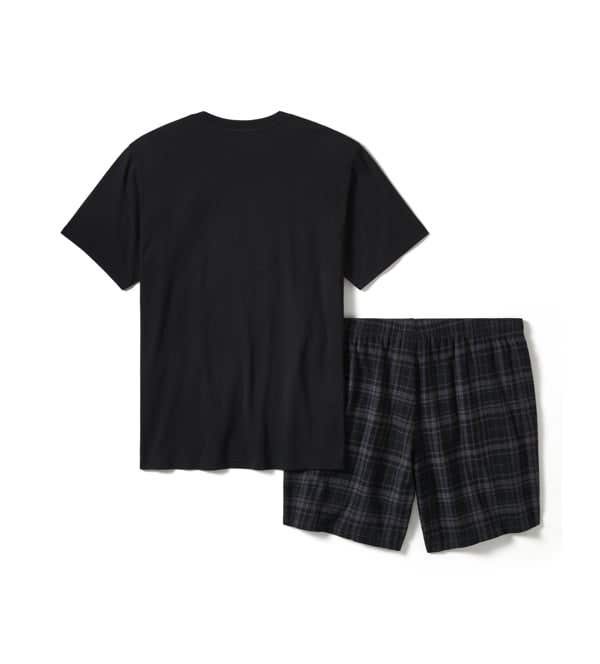 HARLEY-DAVIDSON MENS PLAID PAJAMA SHORTS SET