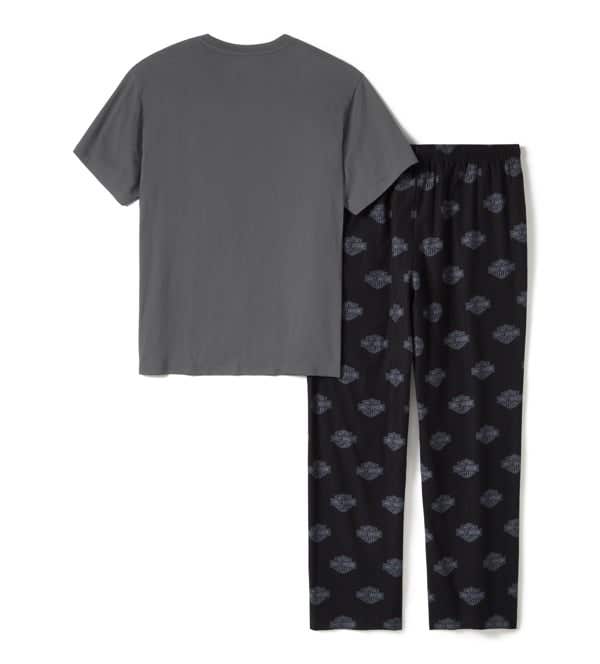 HARLEY-DAVIDSON MENS BAR & SHIELD PAJAMA PANTS SET