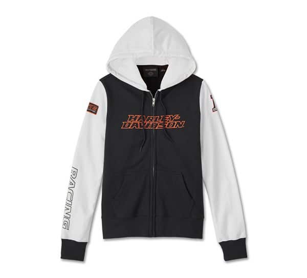 HARLEY-DAVIDSON WOMENS SCREAMIN EAGLE  ZIP FRONT HOODIE