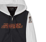 HARLEY-DAVIDSON WOMENS SCREAMIN EAGLE  ZIP FRONT HOODIE
