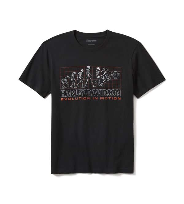 HARLEY-DAVIDSON MENS EVOLUTION GRAPHIC TEE