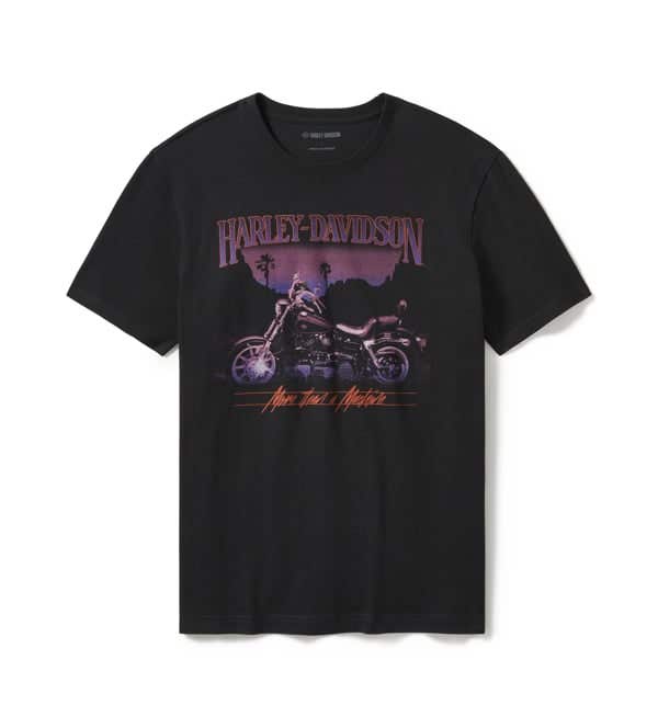 HARLEY-DAVIDSON MENS LIGHTNING BOLT GRAPHIC TEE