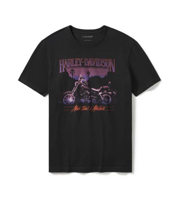HARLEY-DAVIDSON MENS LOWRIDER SUNDOWN GRAPHIC TEE