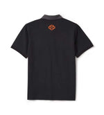 HARLEY-DAVIDSON MENS TECH COOLMAX SHORT SLEEVE POLO