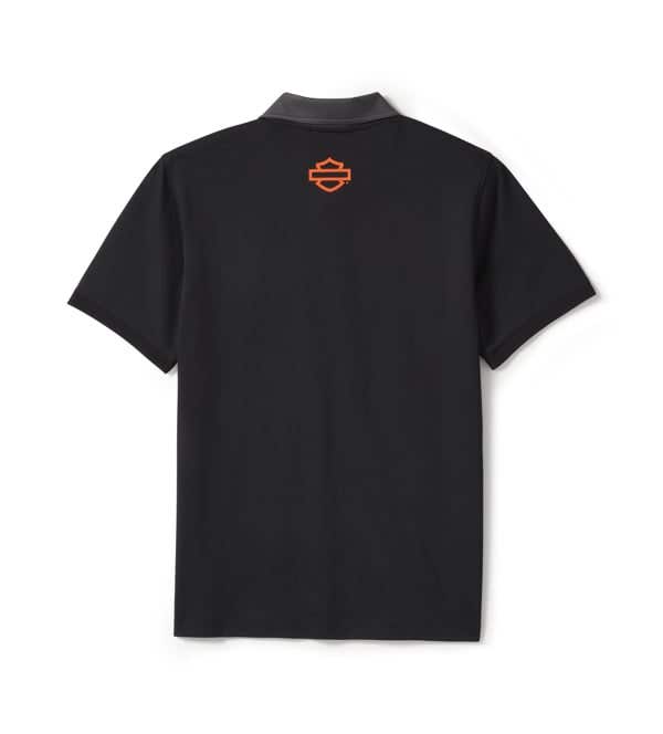 HARLEY-DAVIDSON MENS TECH COOLMAX SHORT SLEEVE POLO