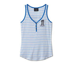 HARLEY-DAVIDSON WOMENS #1 RACING STRIPPED TANK