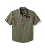 HARLEY-DAVIDSON MENS V-TWIN EQUIPPED SOLID MECHANICS SHIRT